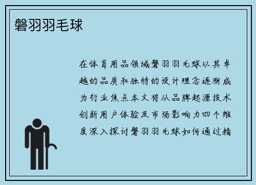 磐羽羽毛球